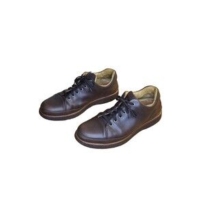 Samuel Hubbard Shoes Men's 10.5 Brown Leather Dressfast Casual Sneaker M1310 061